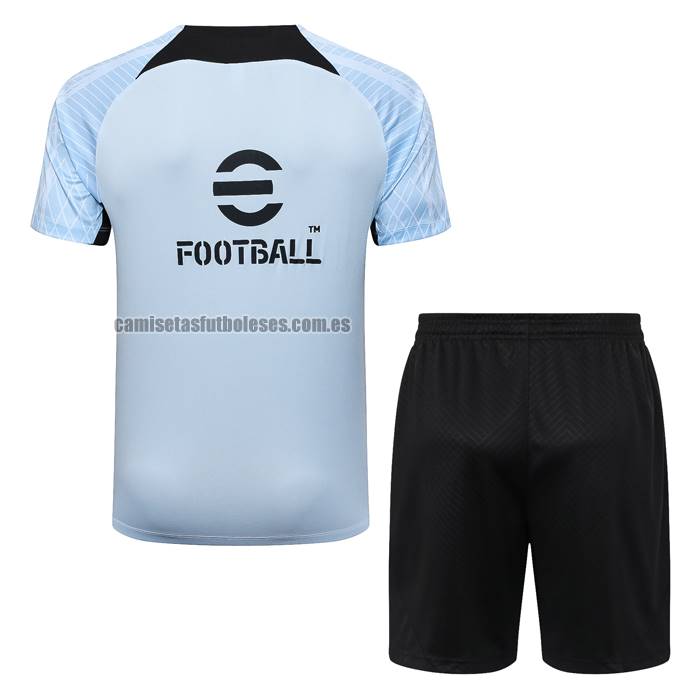 Chandal del Inter Milan Manga Corta 2023 2024 Azul - Pantalon Corto